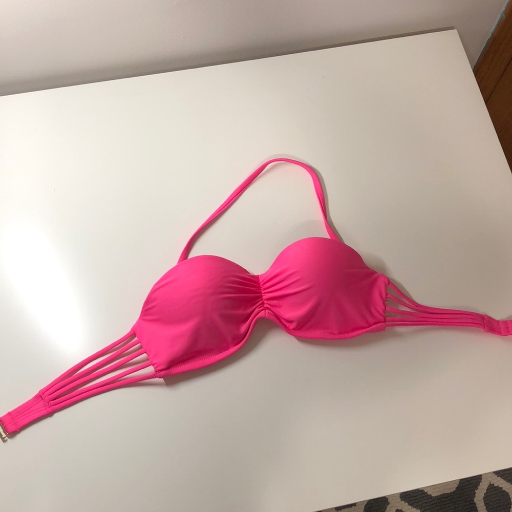 Hot pink bikini top